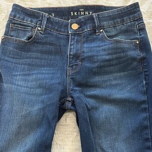 White House Black Market Dark Blue Skinny Jeans